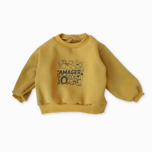 Gavin - Amager sweatshirt - Ocher