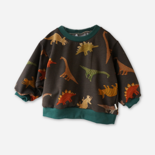 Gavin - sweatshirt -  brun dino