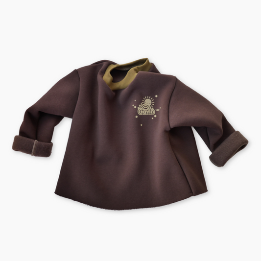 Gavin - sweatshirt - brun