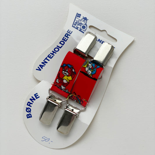 Vanteholdere - rød med motiver