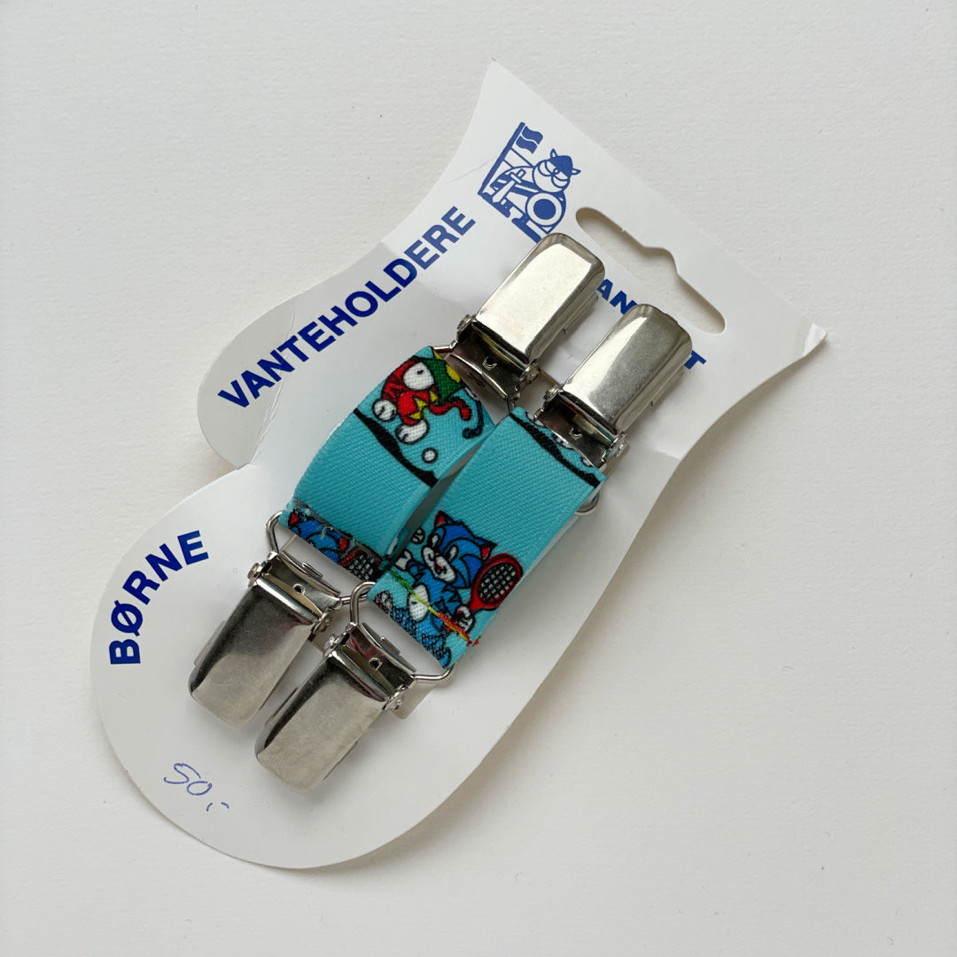 Vanteholdere - turkis med motiver