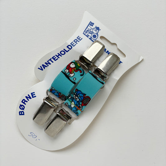 Vanteholdere - turkis med motiver