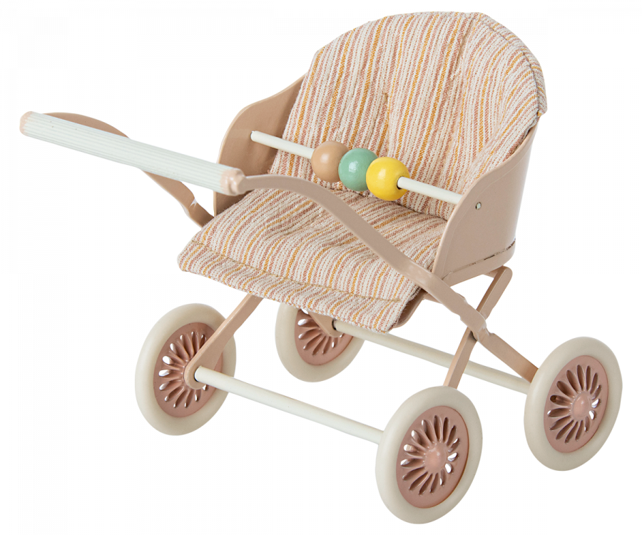 Maileg - Klapvogn til baby mus - Rosa