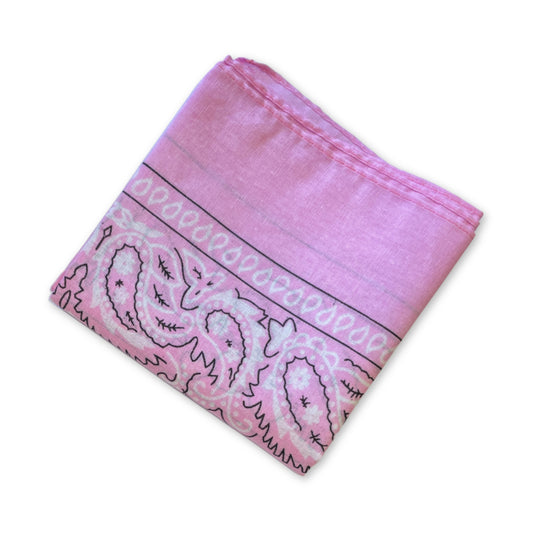 Bandana - lyserød - tørklæde