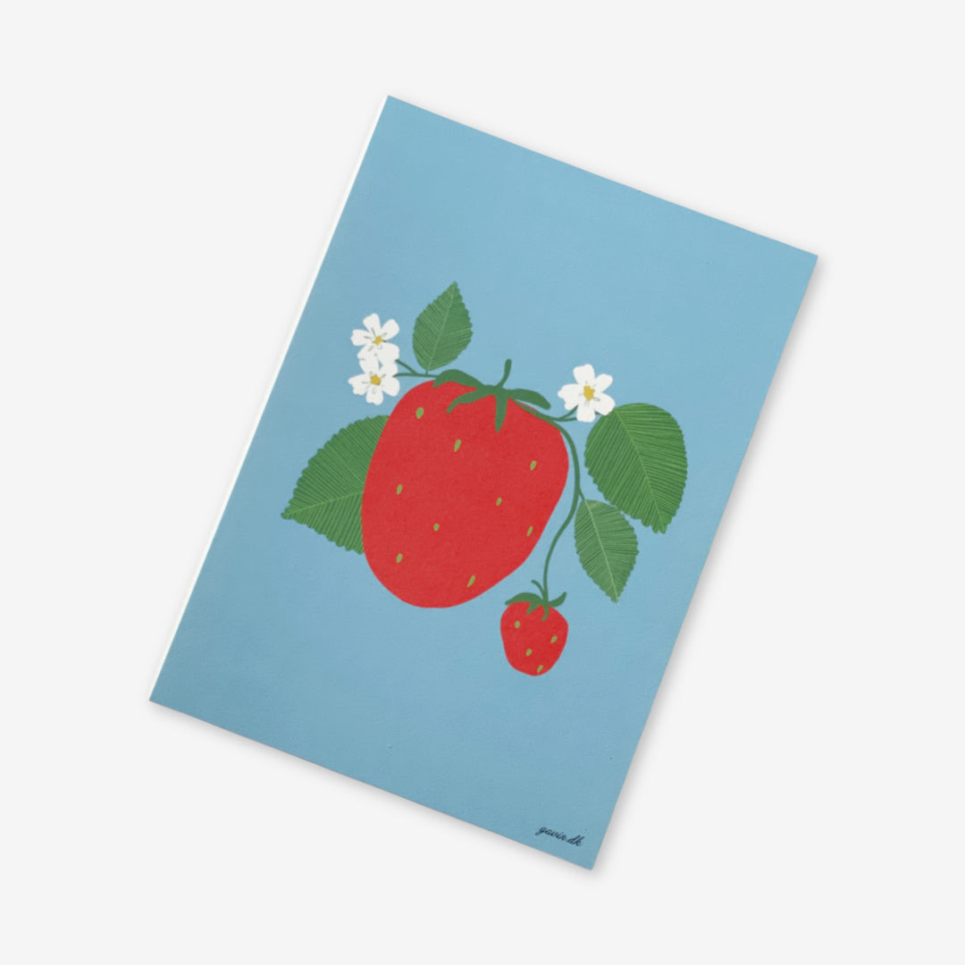 Gavin - postkort - jordbær
